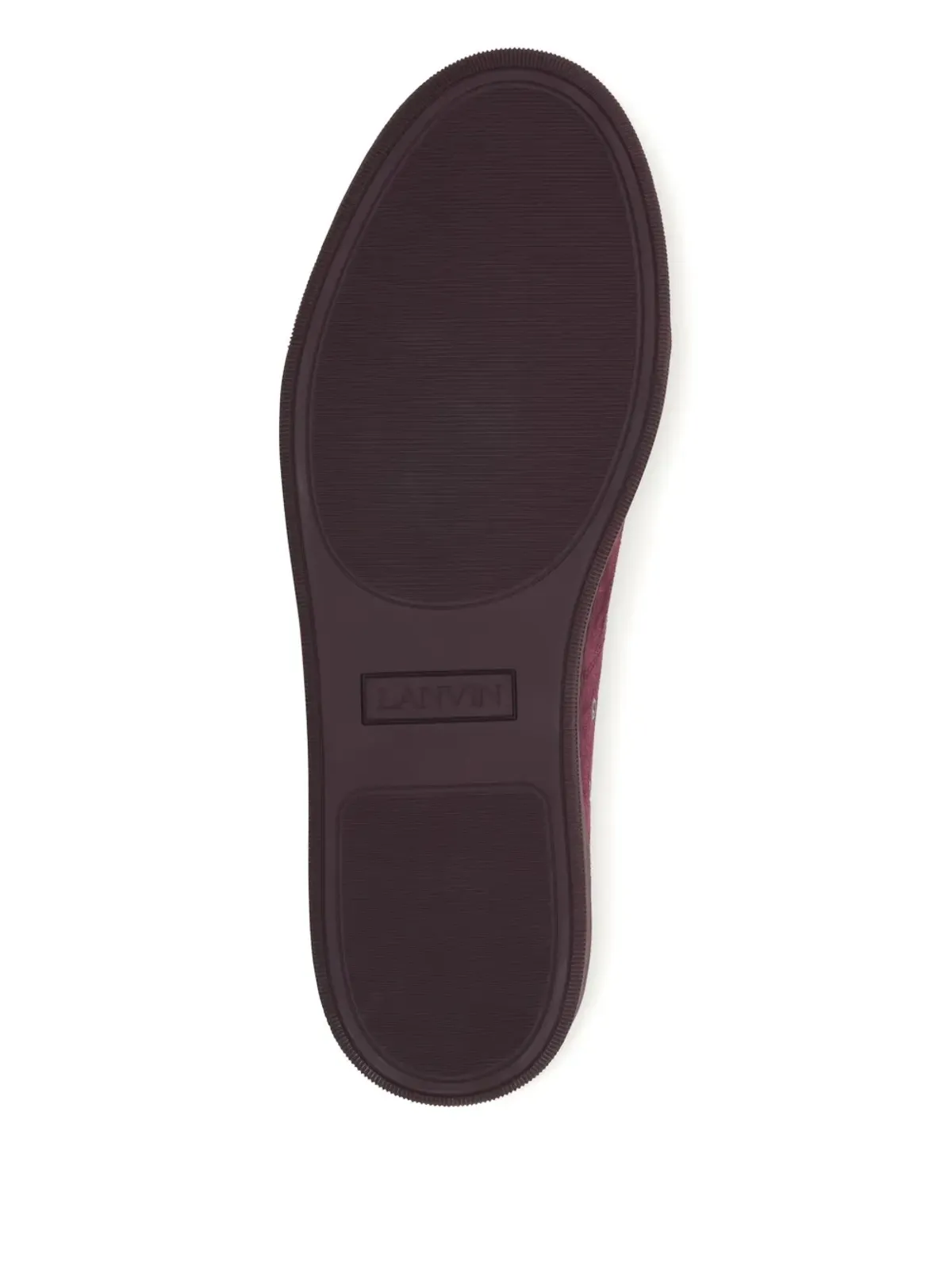 Lanvin スエードレザーのキャップトゥー スニーカー - 画像4