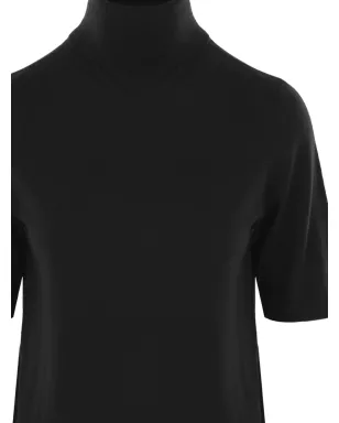 Allude 半袖タートルネックセーター - サムネイル3