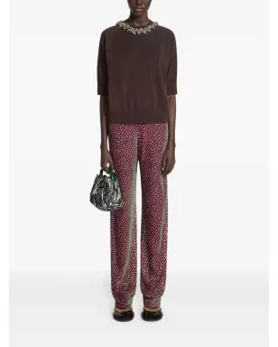 DRIES VAN NOTEN エラスティックウエスト ポルカドットパンツ - サムネイル2