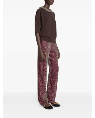 DRIES VAN NOTEN エラスティックウエスト ポルカドットパンツ - サムネイル3