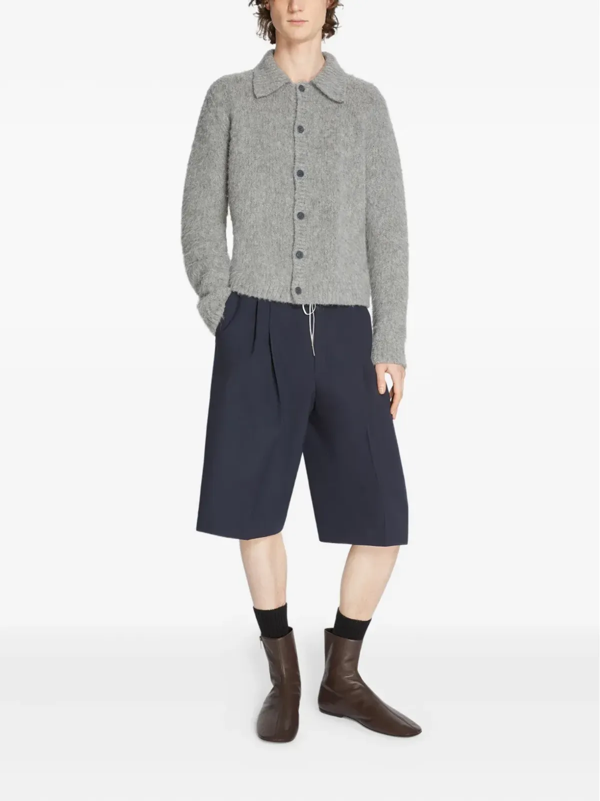 DRIES VAN NOTEN ジップファスニング ソックブーツ - 画像4