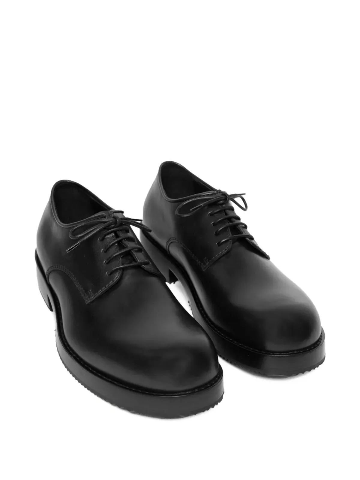 DRIES VAN NOTEN レザー レースアップ ダービーシューズ - 画像2