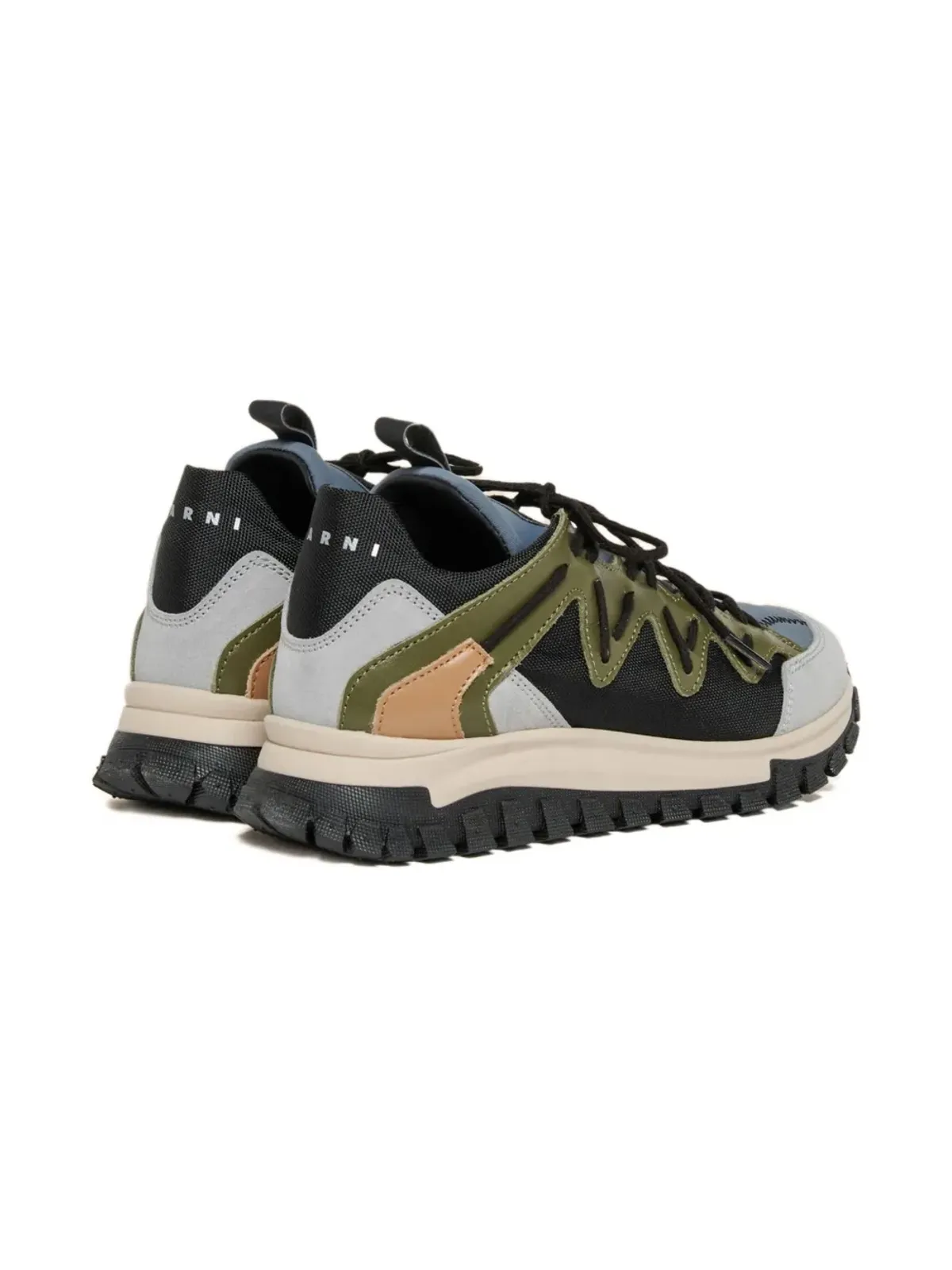 Marni Kids レースアップ ハイキングスタイル スニーカー - 画像3
