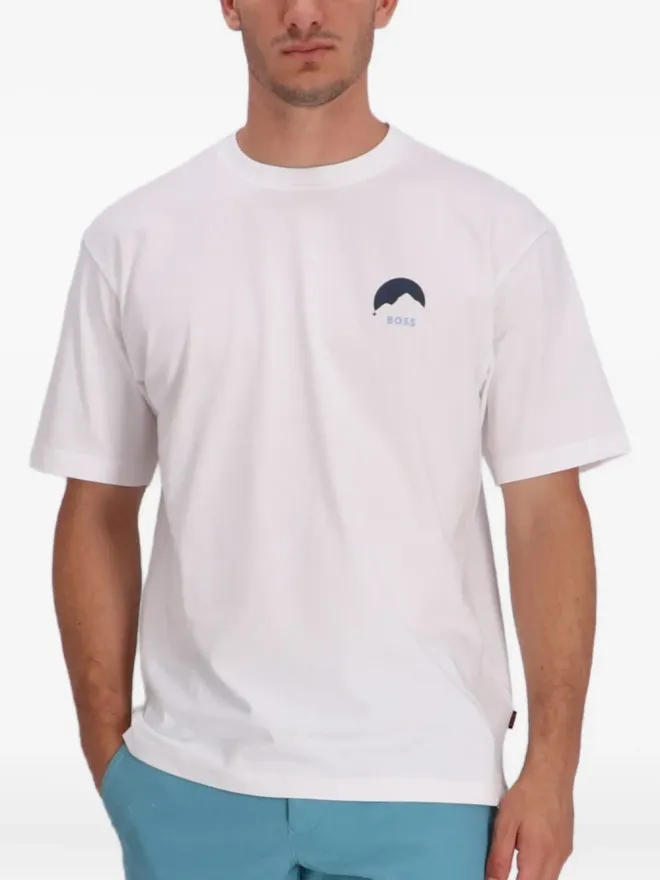 BOSS BOSS マウンテン・グラフィック コットン Tシャツの商品画像