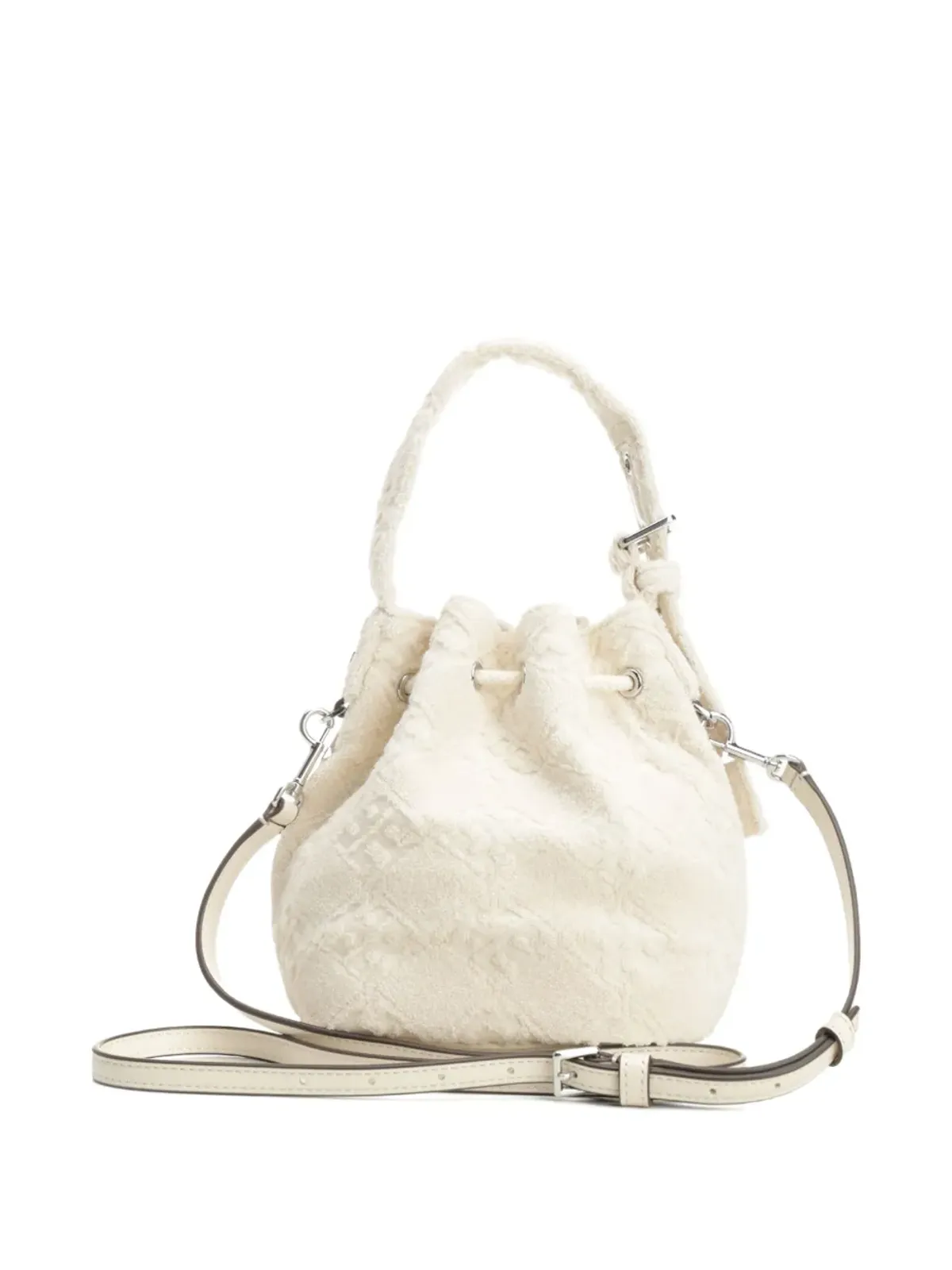 Tory Burch コットンブレンド バケットバッグ - Neutrals - 画像5