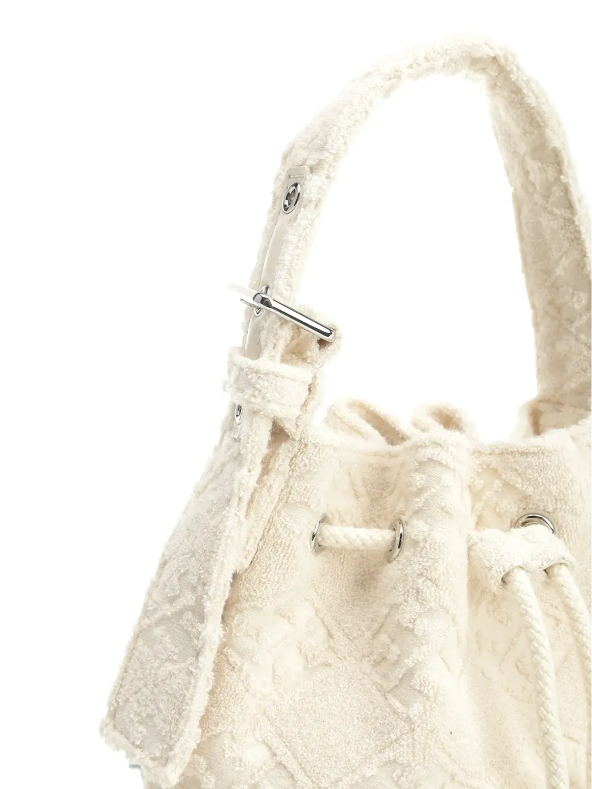 Tory Burch コットンブレンド バケットバッグ - Neutrals - 画像3