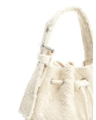 Tory Burch コットンブレンド バケットバッグ - Neutrals - サムネイル3