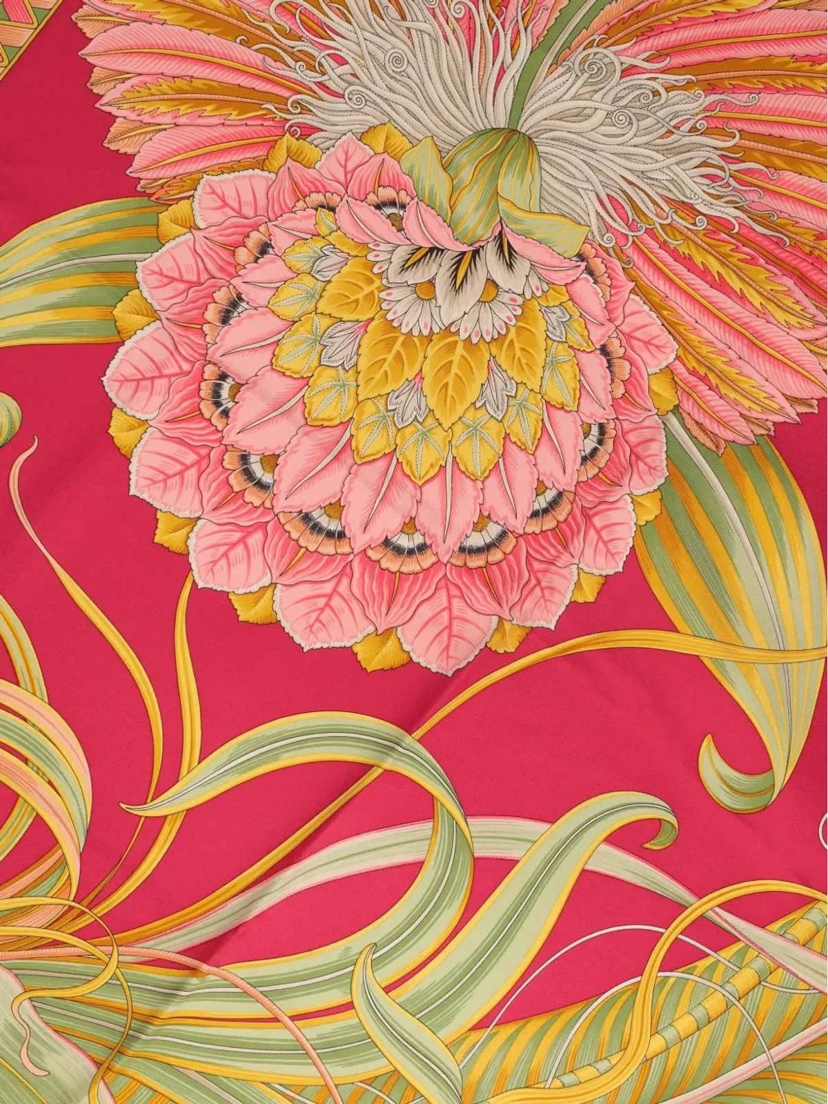 Ferragamo Pre-Owned 花柄プリント シルク スカーフ - 画像3
