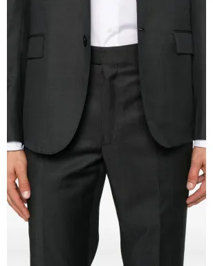 Zegna グレーの三つボタン・スーツ - サムネイル5