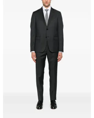 Zegna グレーの三つボタン・スーツ - サムネイル2