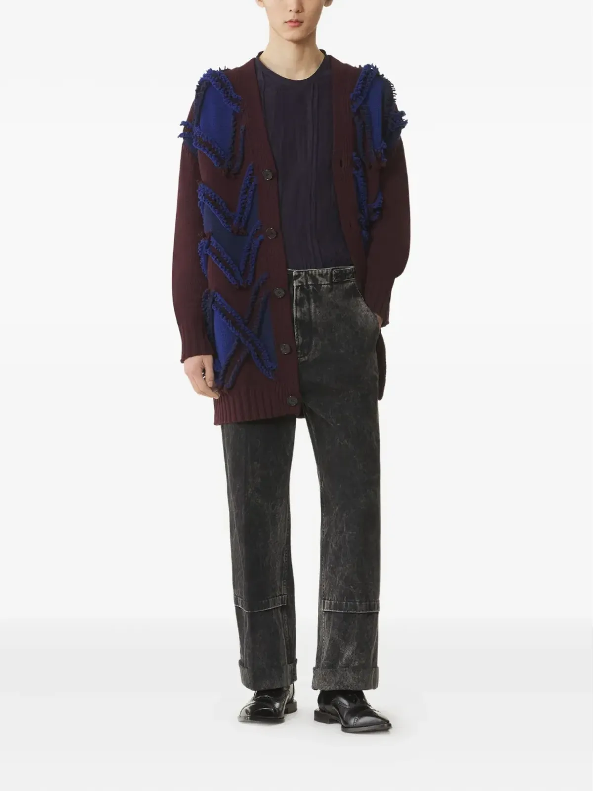 Lanvin パターンジャカード カーディガン - 画像2