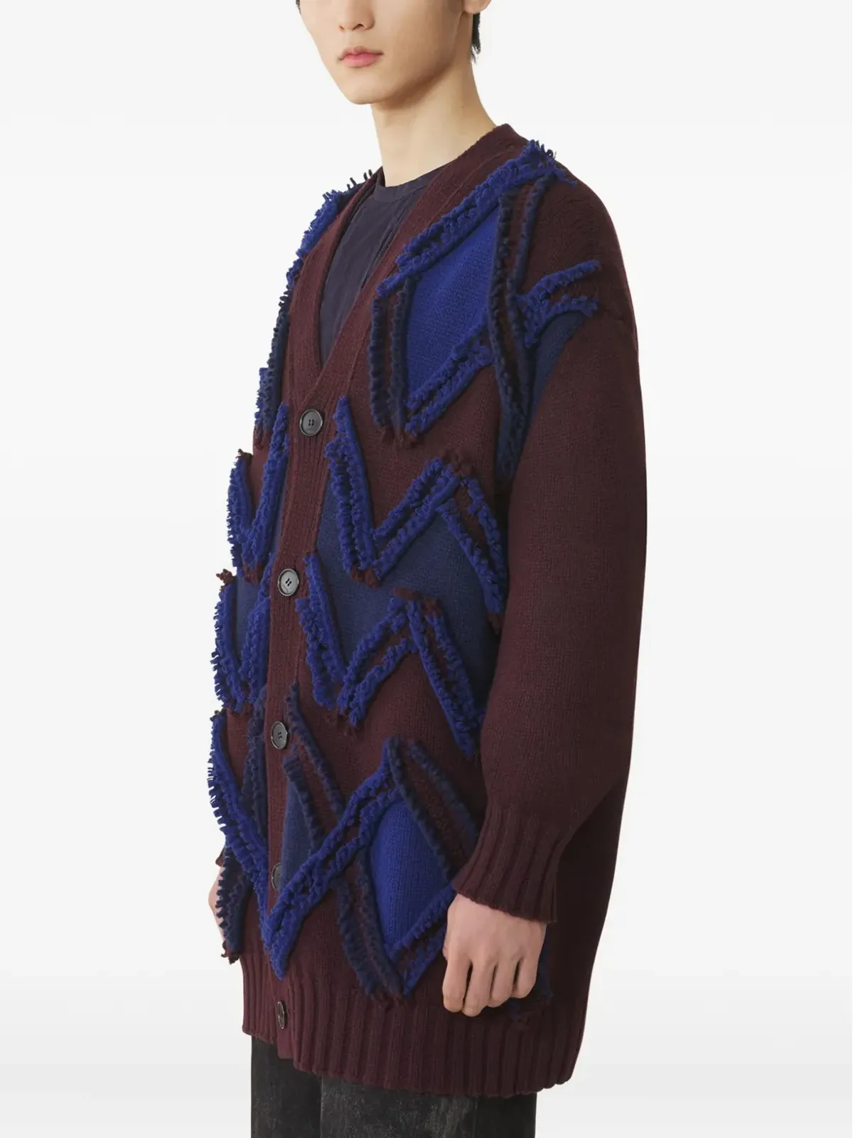 Lanvin パターンジャカード カーディガン - 画像3