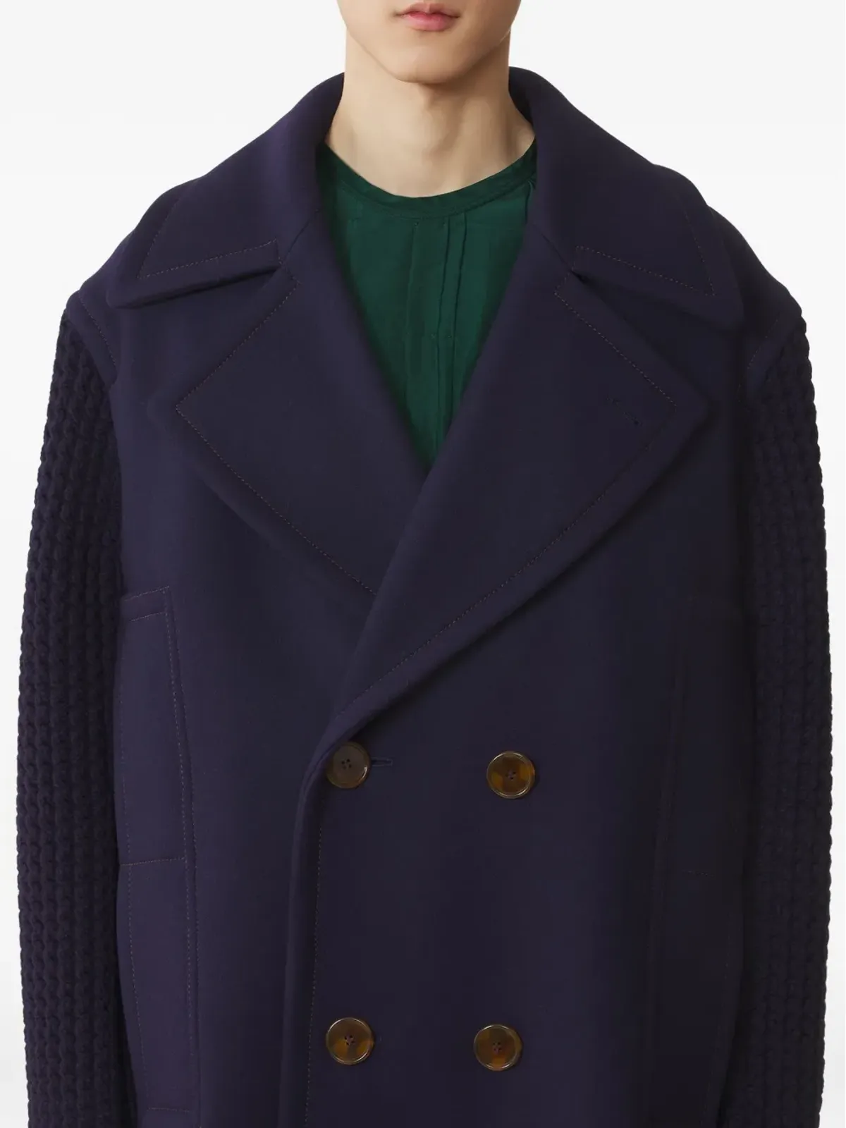 Lanvin ダブルブレストコート - 画像5
