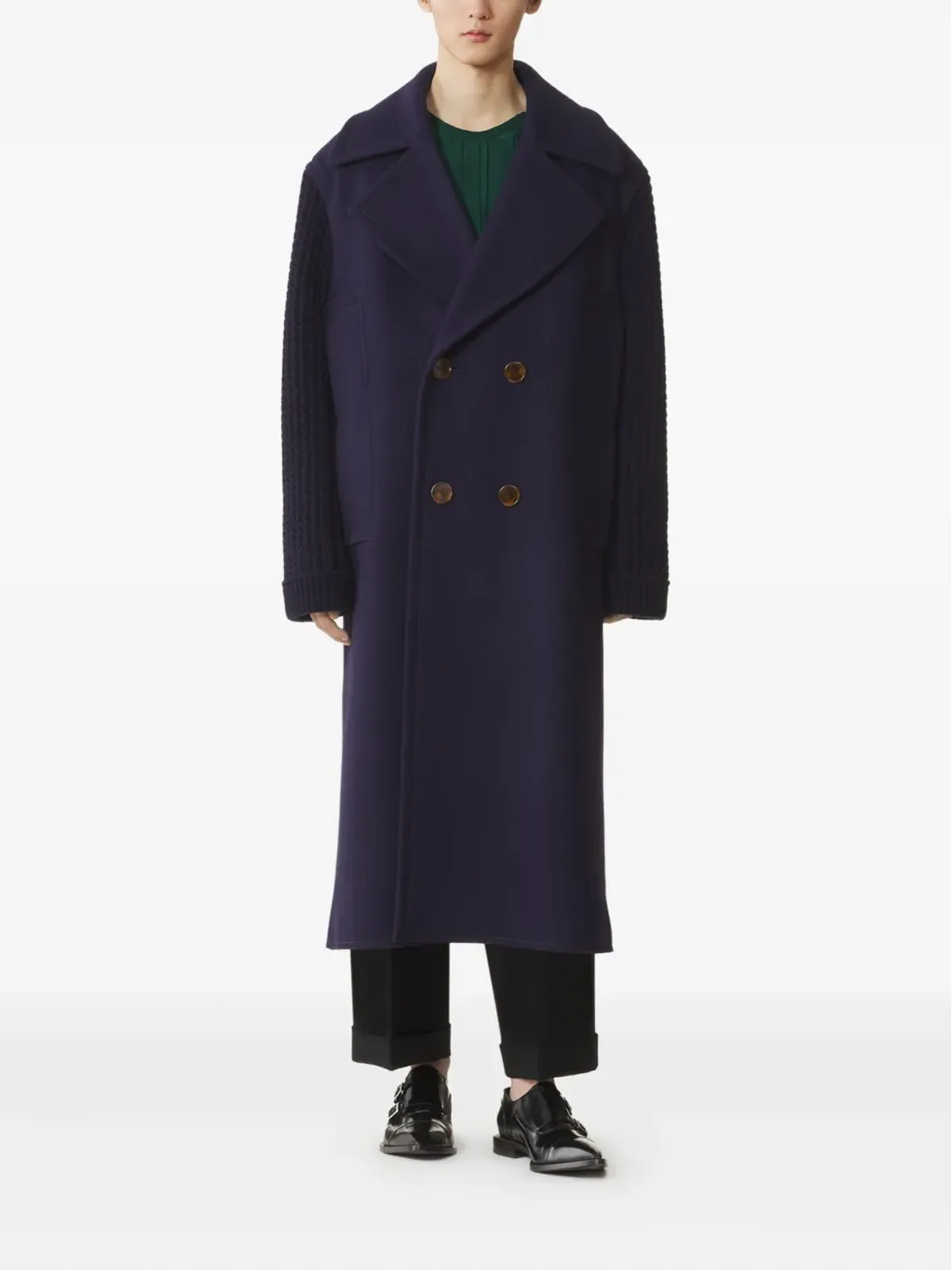 Lanvin ダブルブレストコート - 画像2