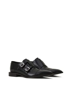 Lanvin ダブルバックル付きポインテッドモンクシューズ - サムネイル2