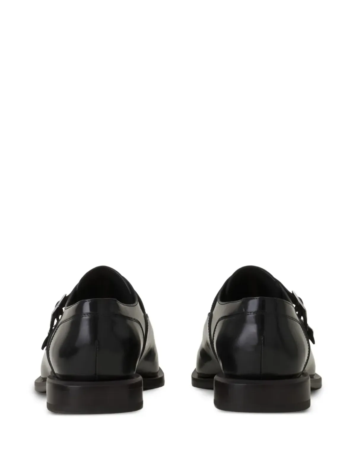 Lanvin ダブルバックル付きポインテッドモンクシューズ - 画像3
