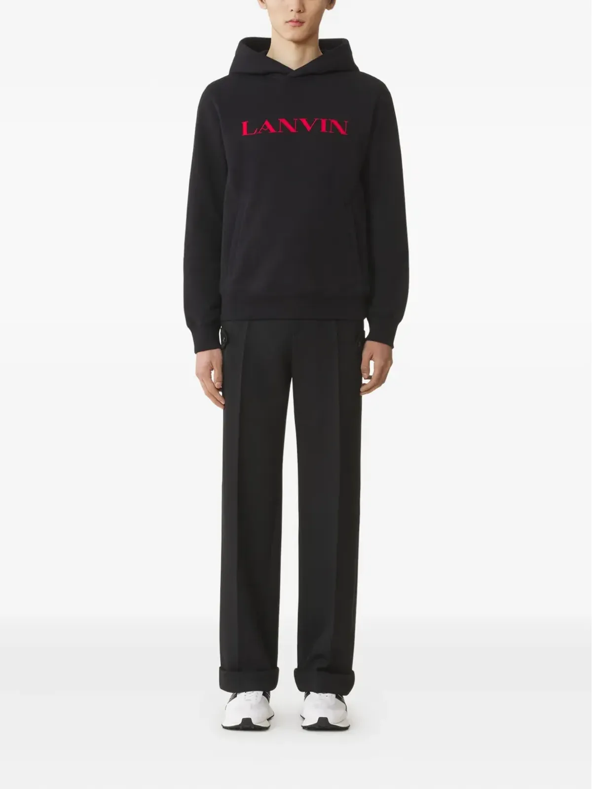 Lanvin ロゴプリントパーカー - 画像2
