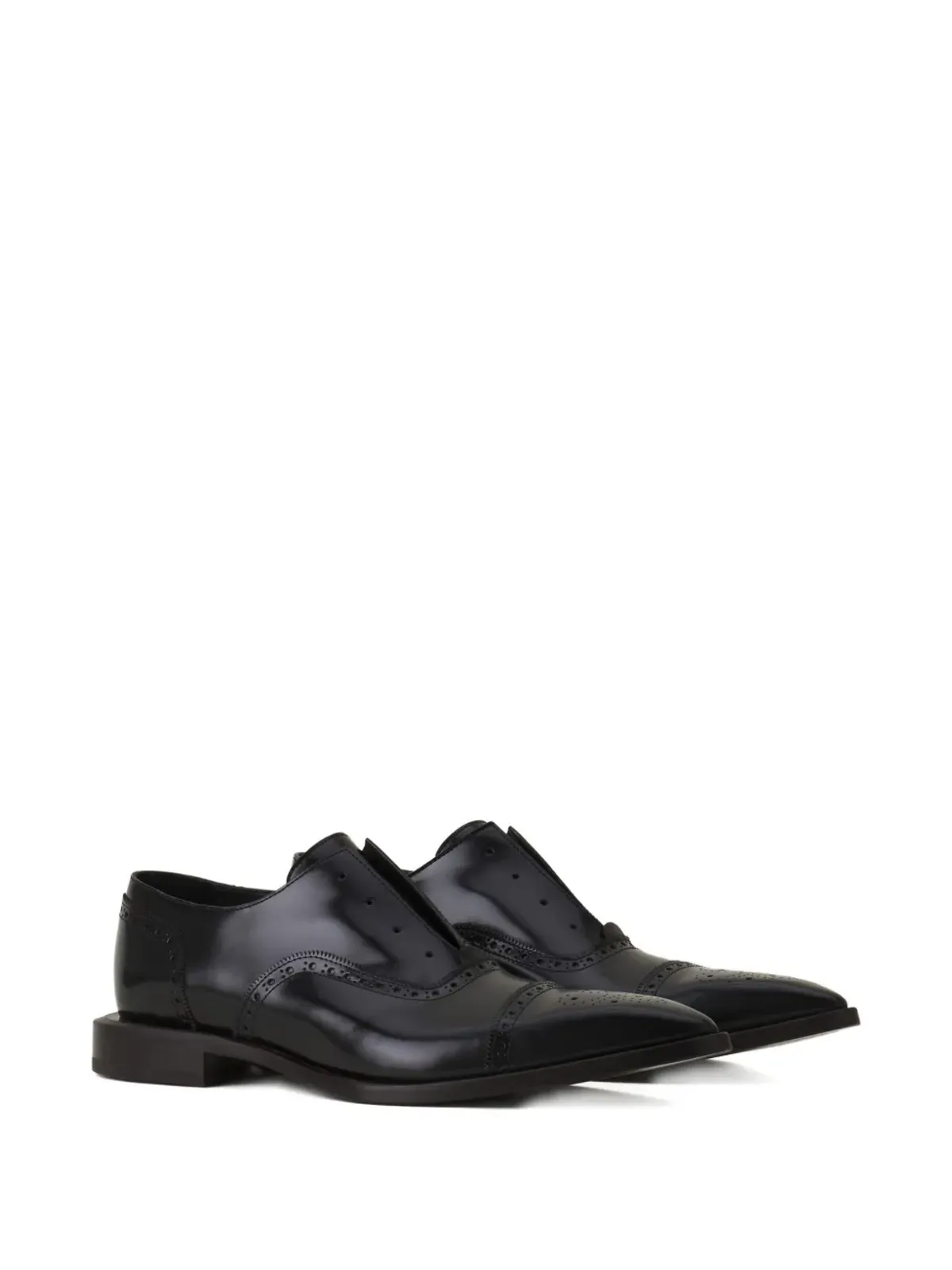 Lanvin レザー ブローグシューズ - 画像2