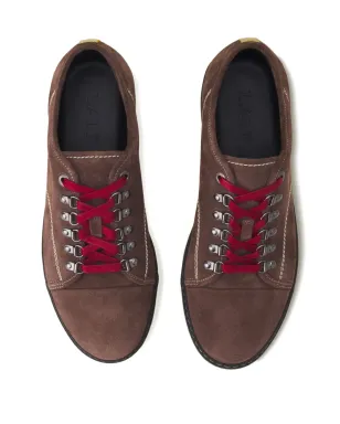 Lanvin スエードレザー レースアップスニーカー - ブラウン - サムネイル4