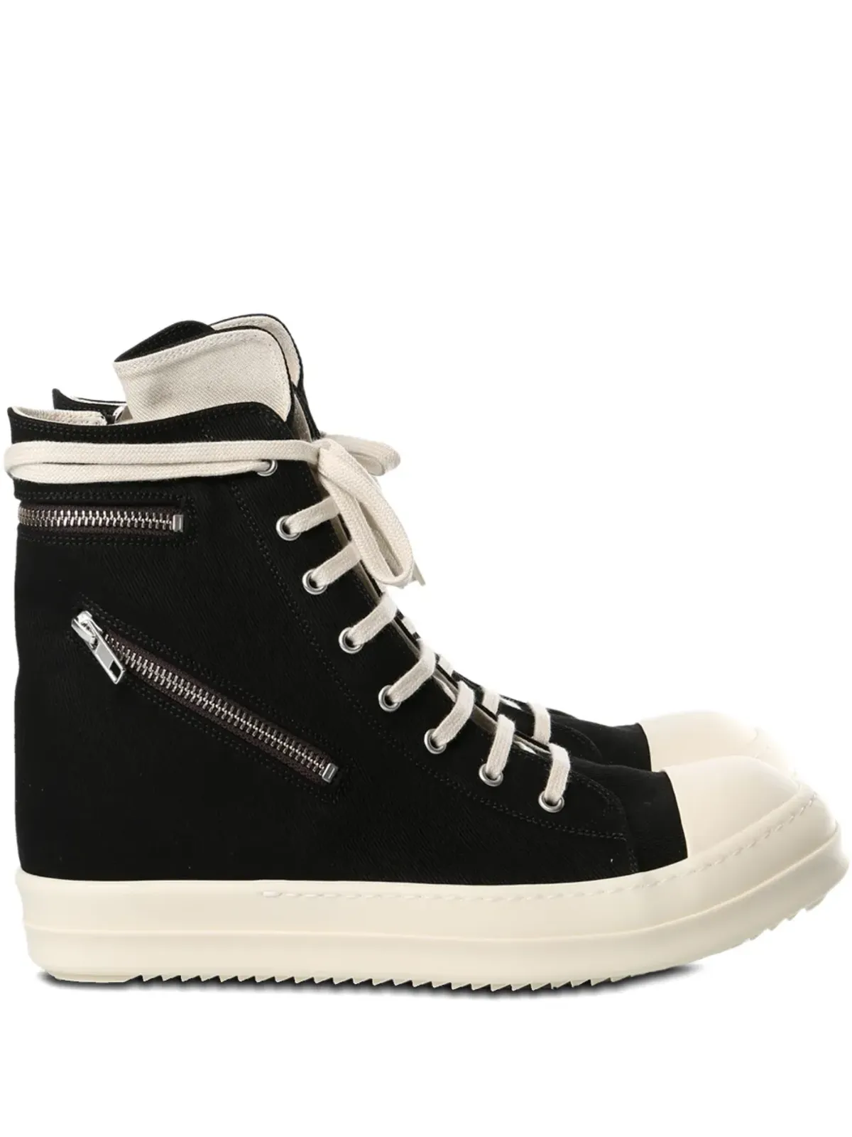 Rick Owens DRKSHDW レースアップジップスニーカー - 画像1
