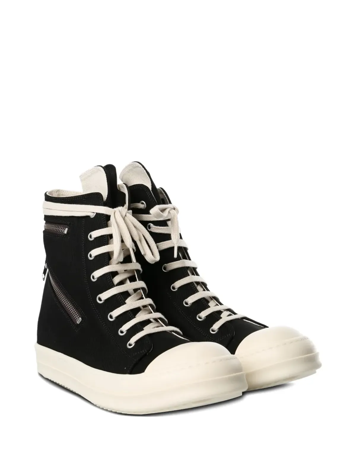 Rick Owens DRKSHDW レースアップジップスニーカー - 画像2