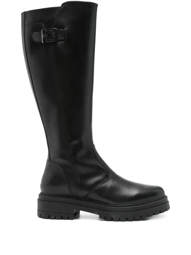 NERO GIARDINI NERO GIARDINI 40mmバックルディテールレザーブーツ ブラックの商品画像