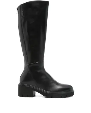 NERO GIARDINI 50mmジップディテール ブロックヒール ブーツ - サムネイル1
