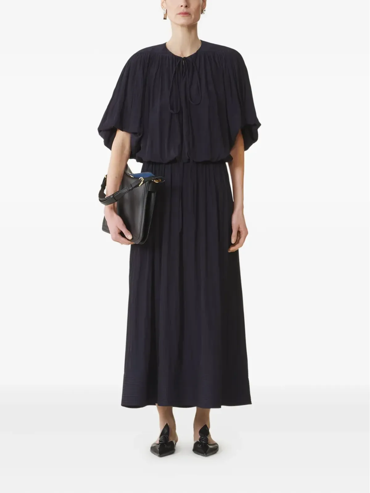 Lanvin プリーツマキシドレス - 画像2