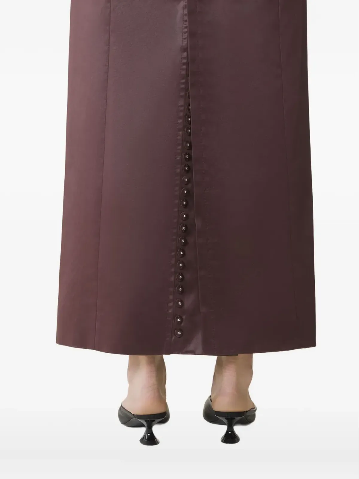 Lanvin ボタンディテール ミディスカート - 画像5