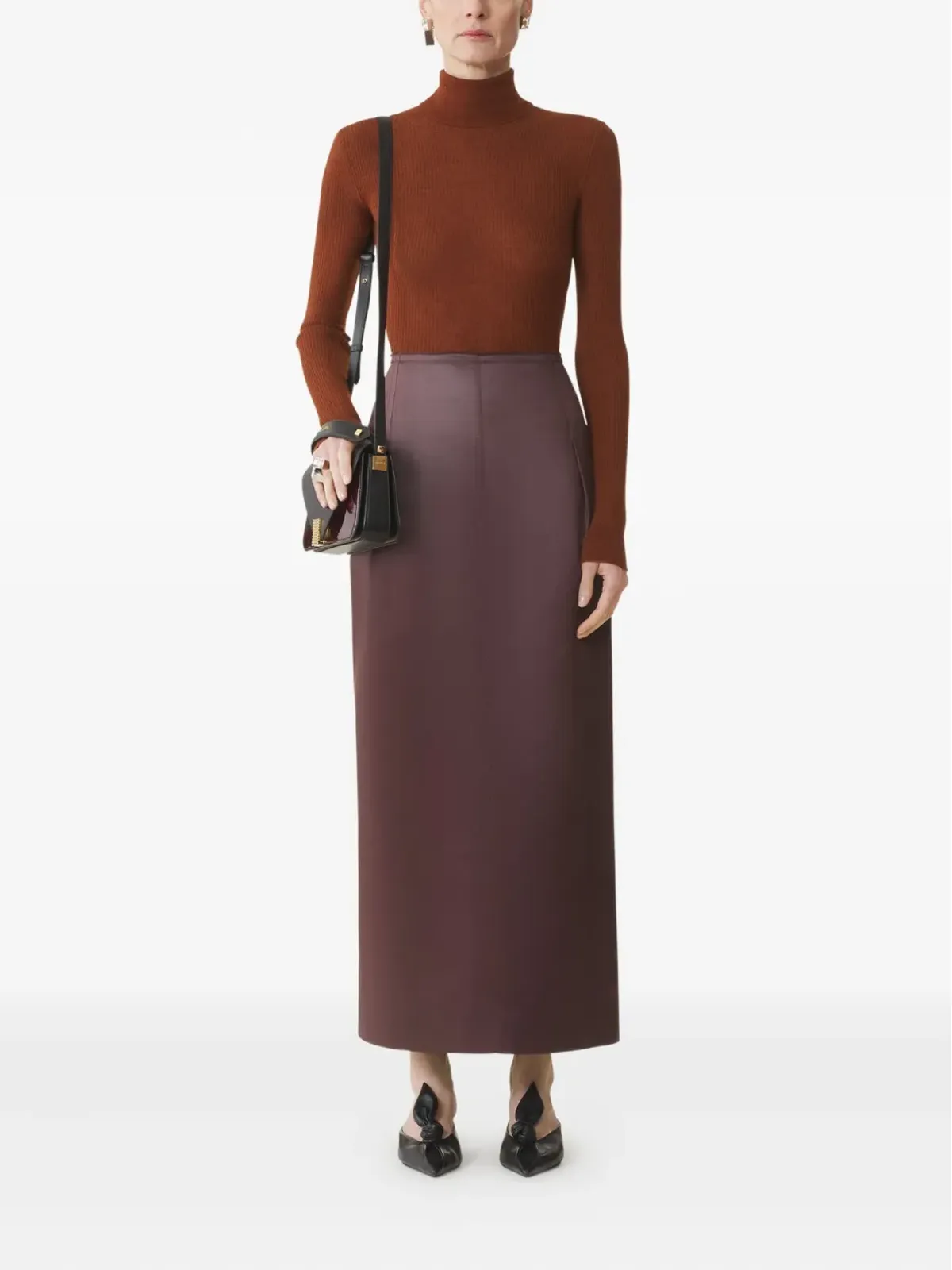 Lanvin ボタンディテール ミディスカート - 画像2