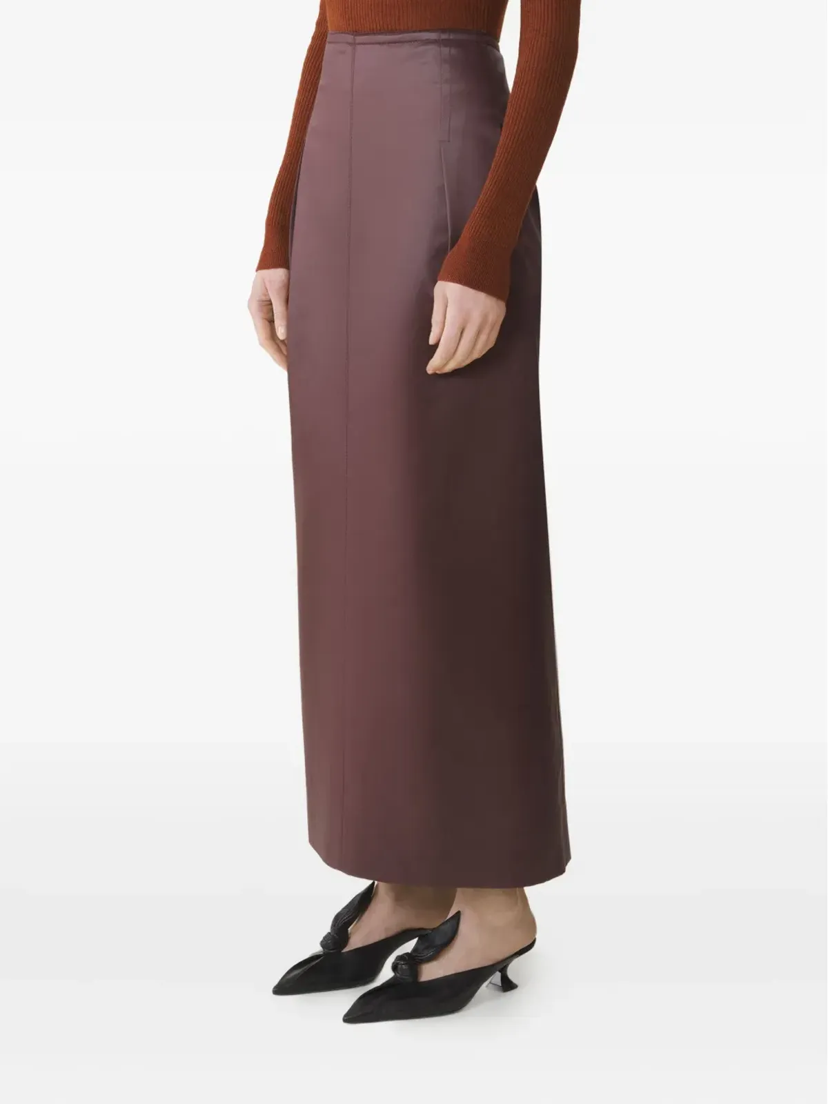 Lanvin ボタンディテール ミディスカート - 画像3