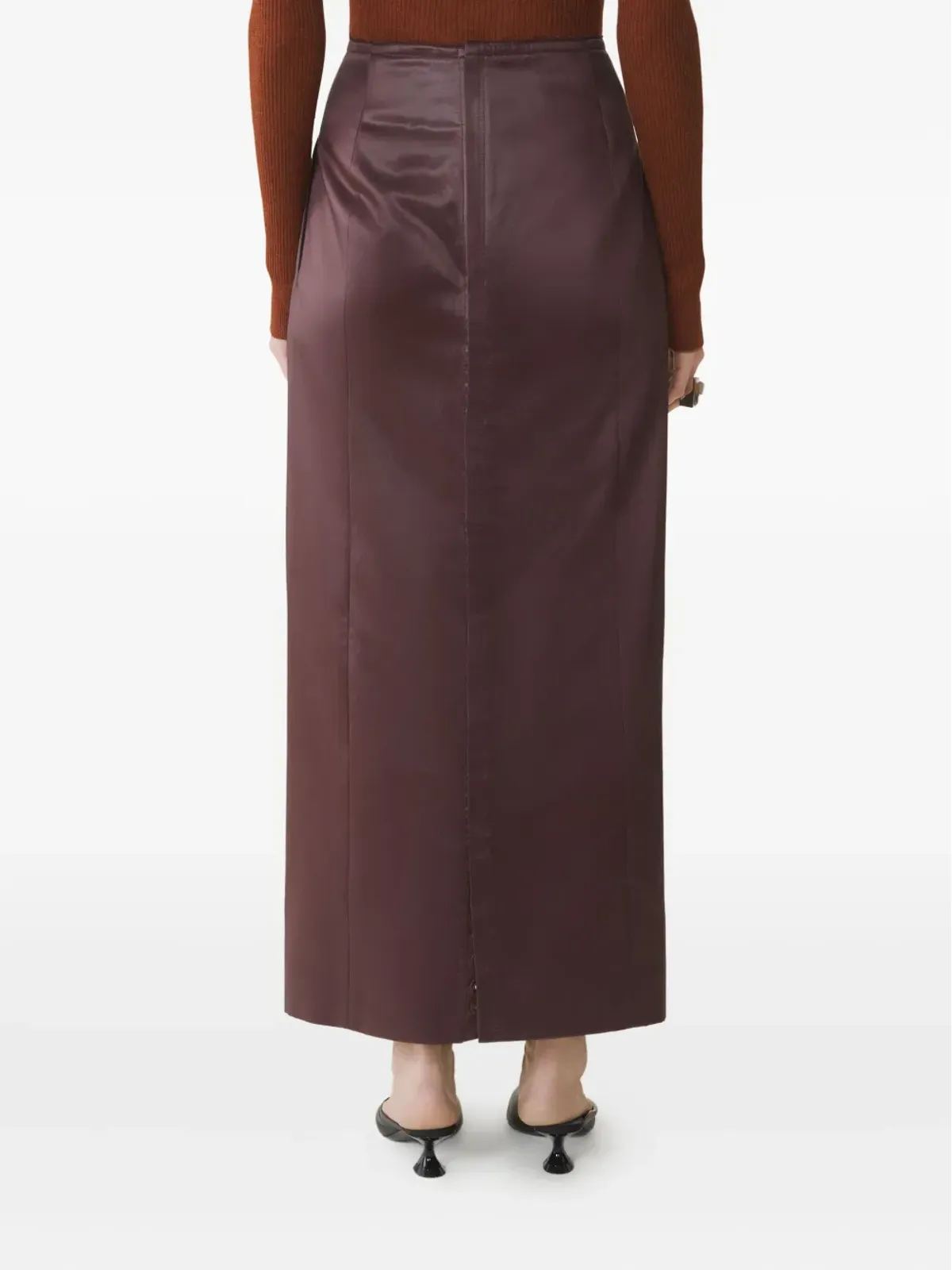 Lanvin ボタンディテール ミディスカート - 画像4