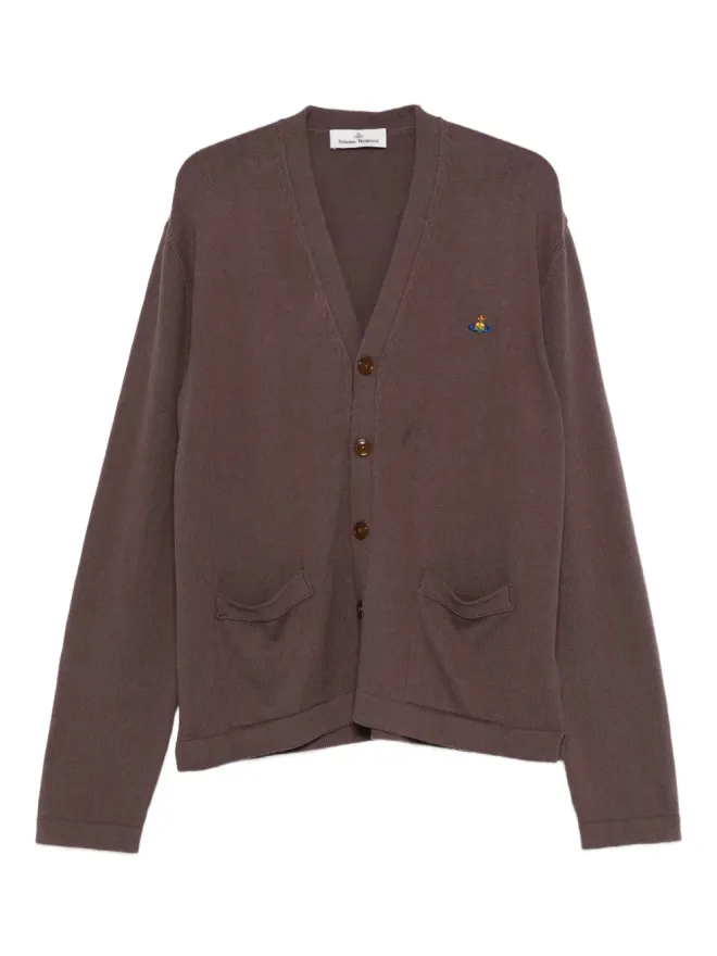 Vivienne Westwood Vivienne Westwood Vネックカーディガン - ブラウンの商品画像
