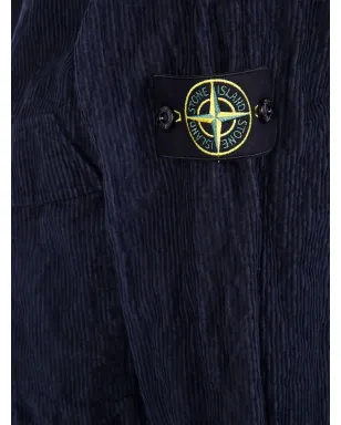 Stone Island コーデュロイ ロゴパッチ シャツ - サムネイル3