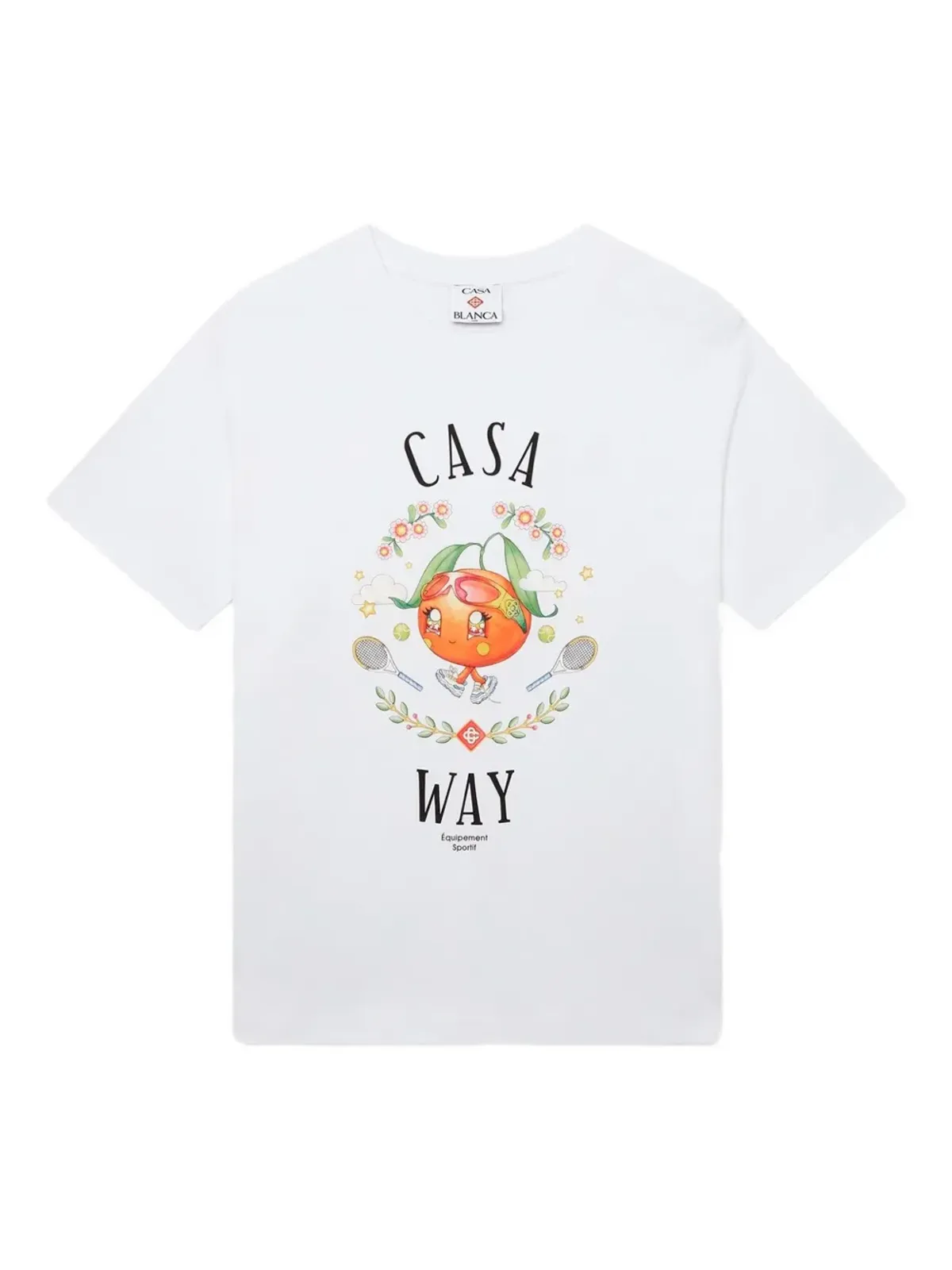 Casablanca Casa Way オレンジ・マスコット Tシャツ - 画像1