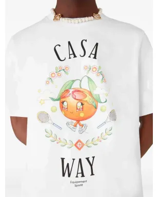 Casablanca Casa Way オレンジ・マスコット Tシャツ - サムネイル3