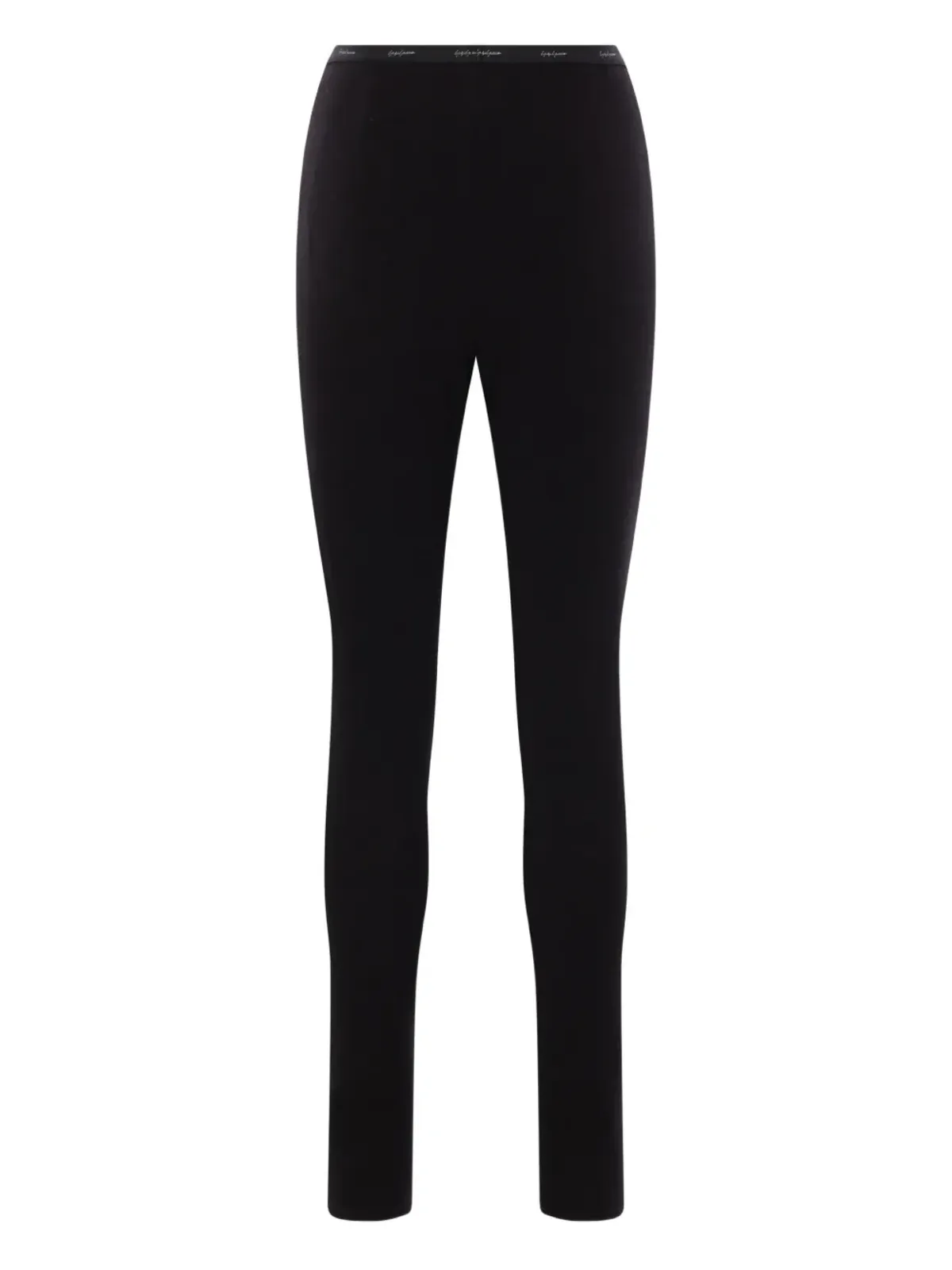 Yohji Yamamoto ロゴ入りウエストバンド レギンス - 画像2