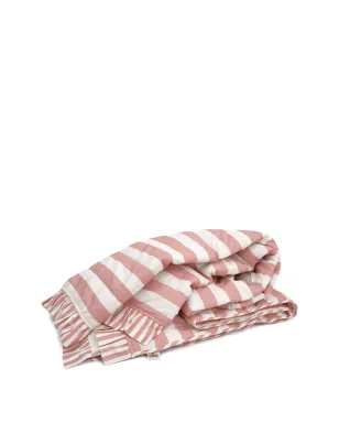 Amuse La Bouche striped ruffled quilt - Pink - サムネイル2