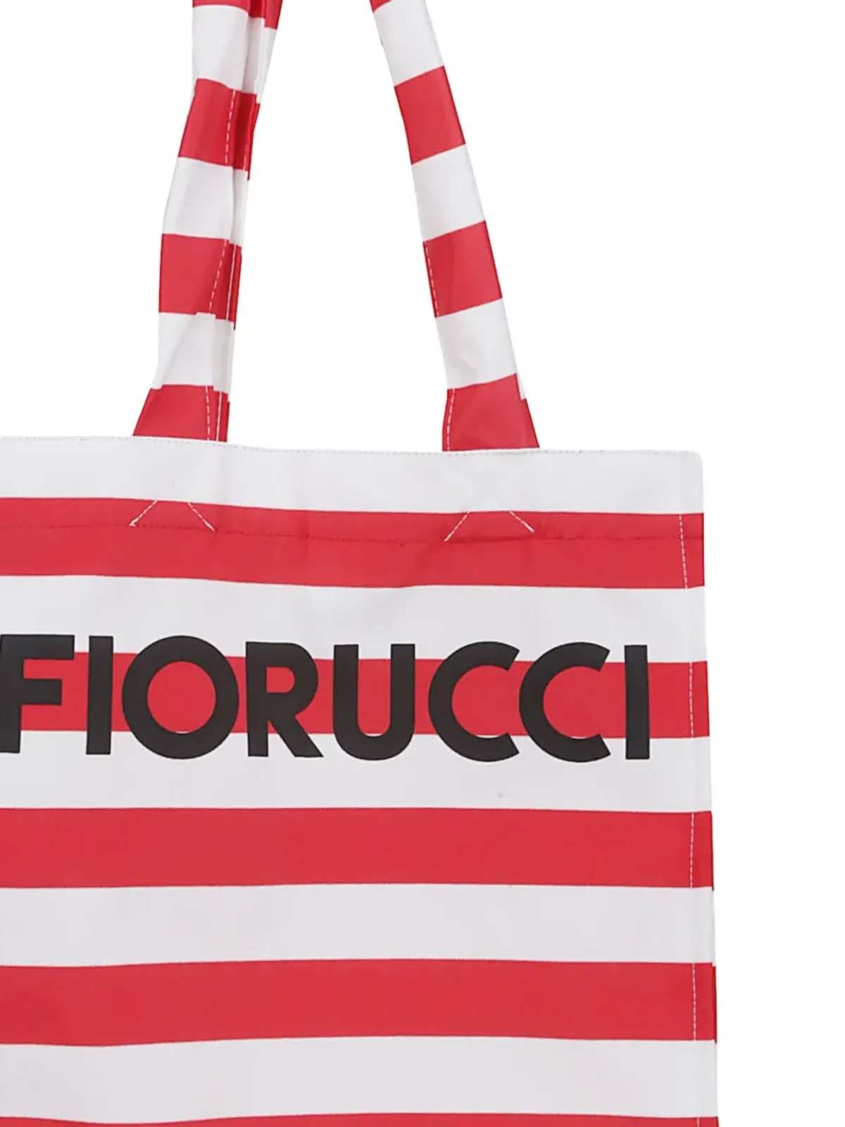 Fiorucci ストライプ柄トートバッグ（レッド） - 画像2
