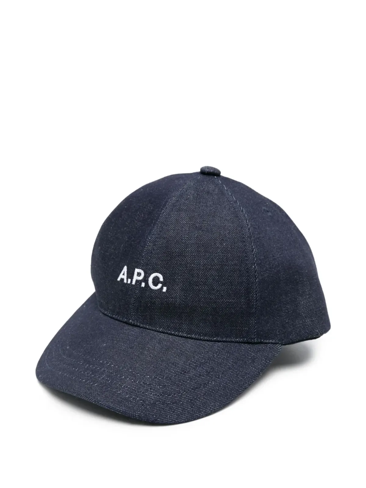 A.P.C. ロゴ刺繍デニムキャップ - 画像1