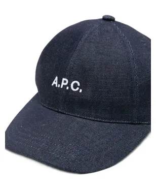 A.P.C. ロゴ刺繍デニムキャップ - サムネイル2