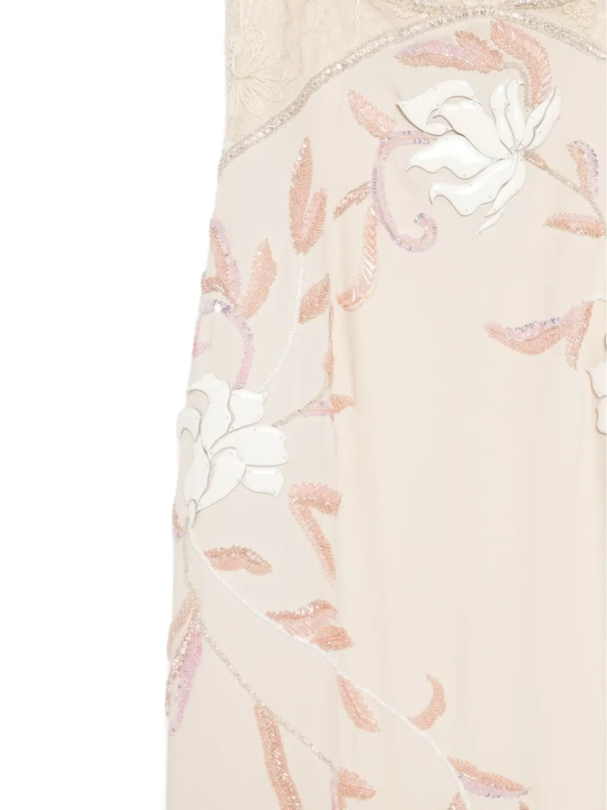 GEORGES HOBEIKA ビーズ入りレースドレス - 画像3