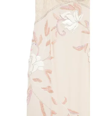 GEORGES HOBEIKA ビーズ入りレースドレス - サムネイル3