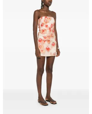 SIR. Fiorella フローラルプリント ストラップレス ミニドレス - サムネイル3