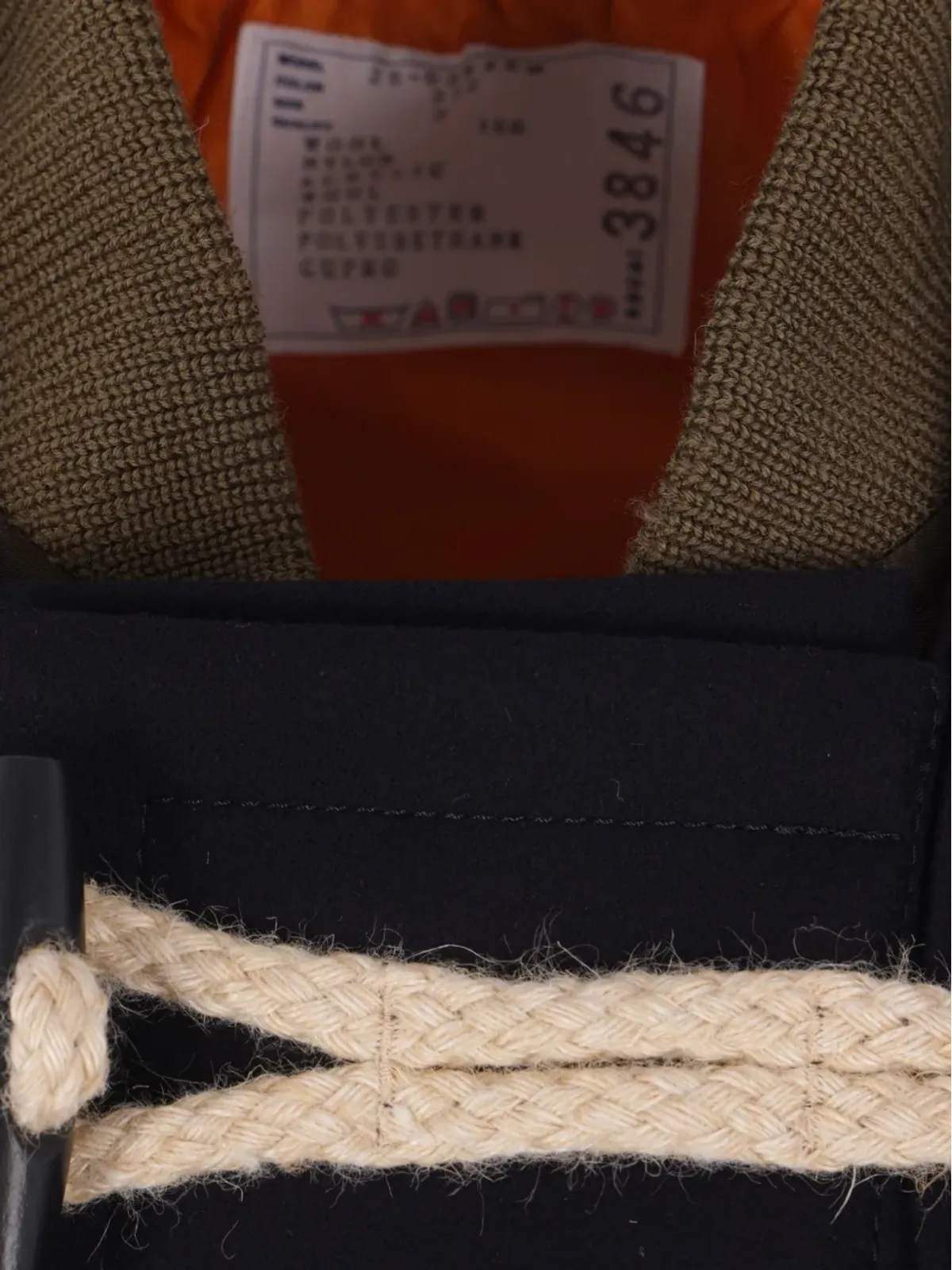 sacai フード付きトグル留めコート - 画像3