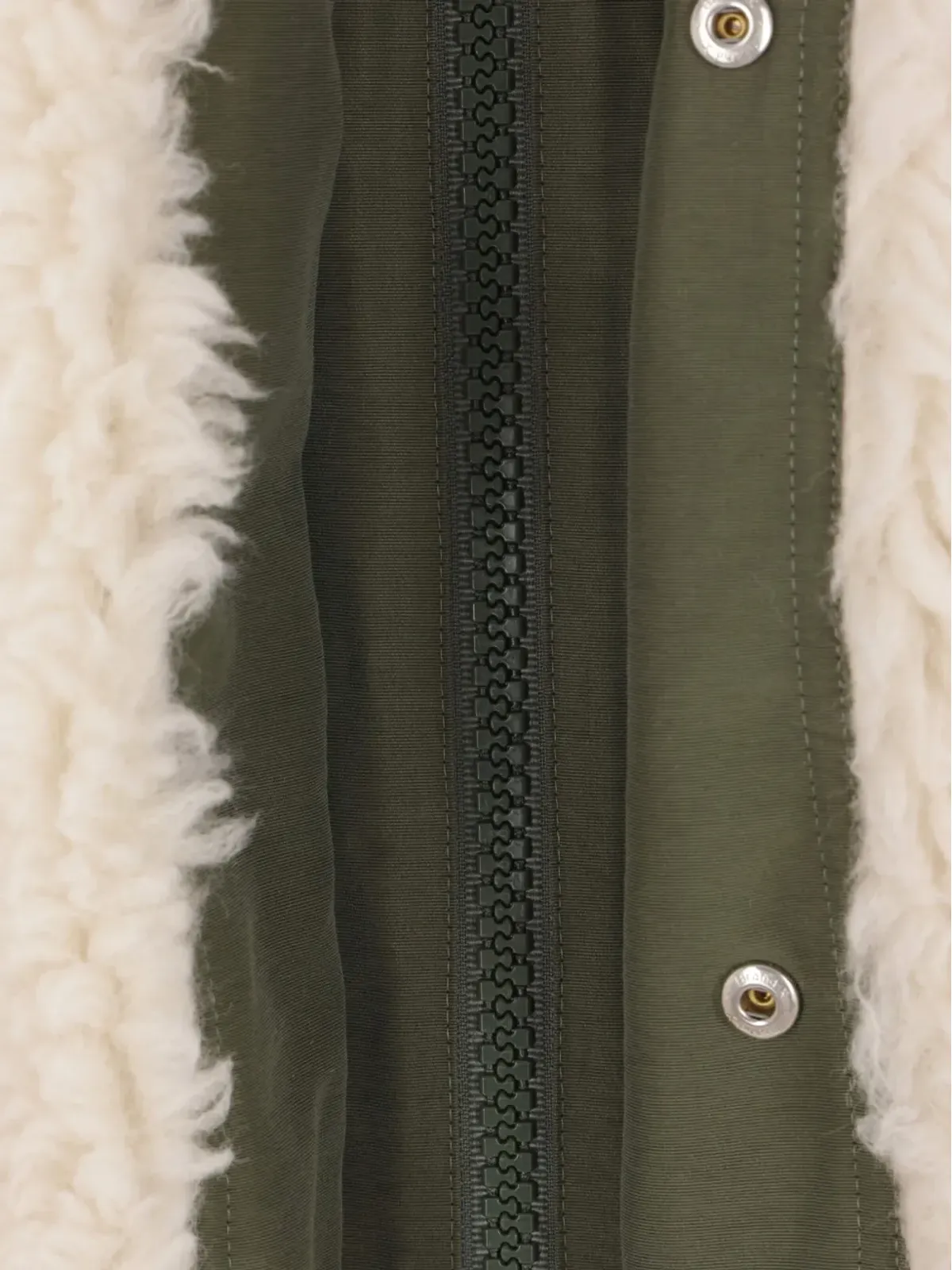 sacai フリースパネルドフーデッドジャケット - 画像4