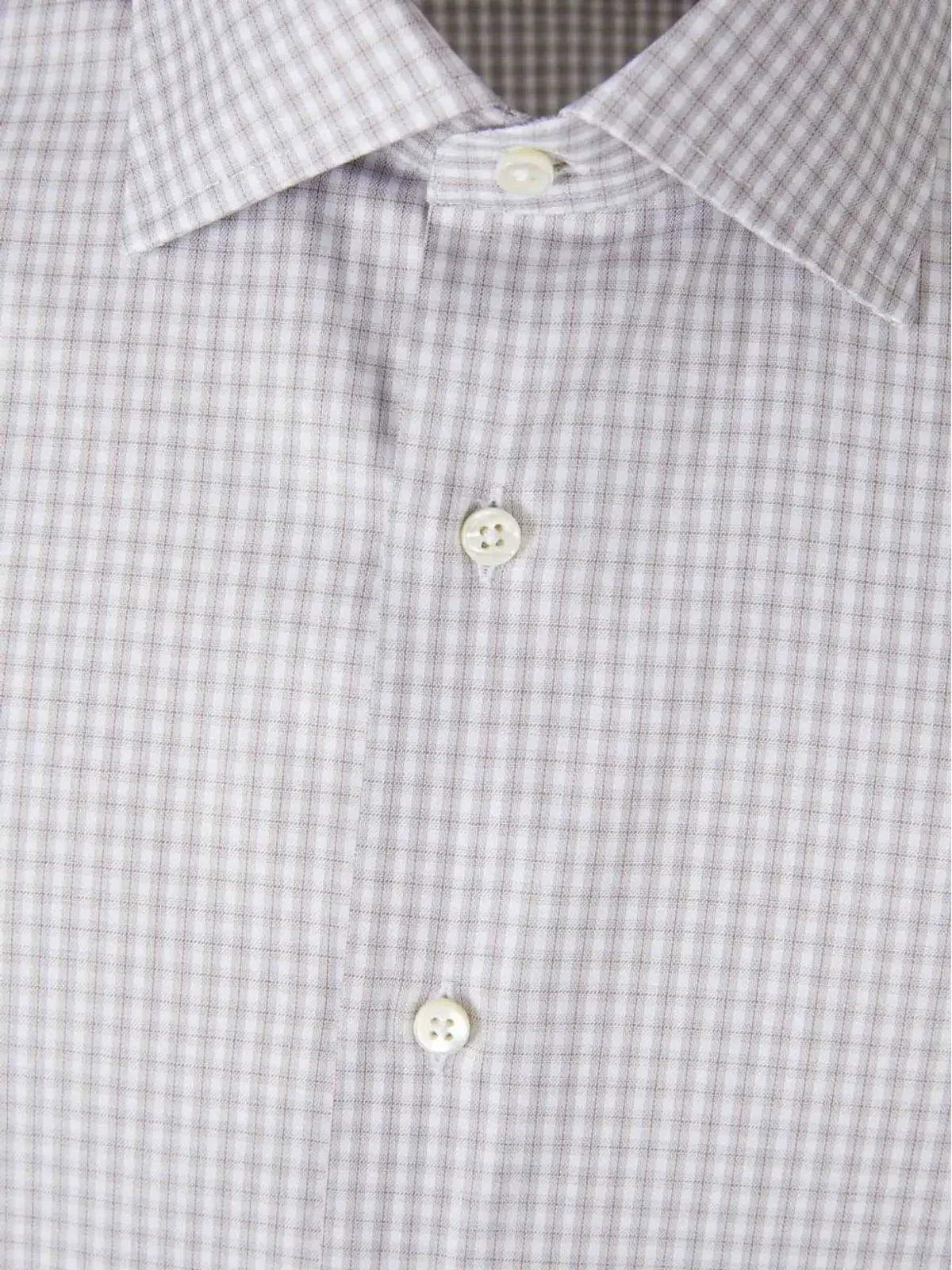 Canali チェック柄長袖シャツ - 画像3