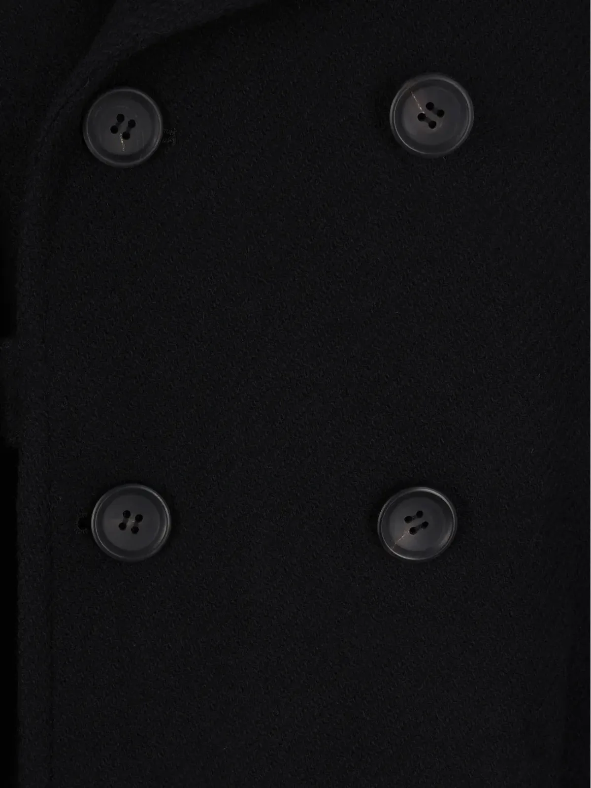 Yohji Yamamoto レザー パネル コート - 画像3