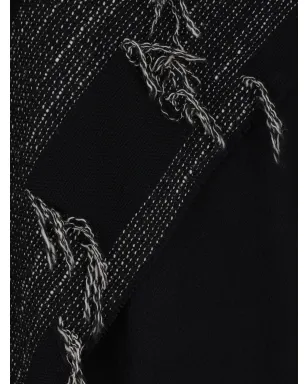 Yohji Yamamoto レザー パネル コート - サムネイル4