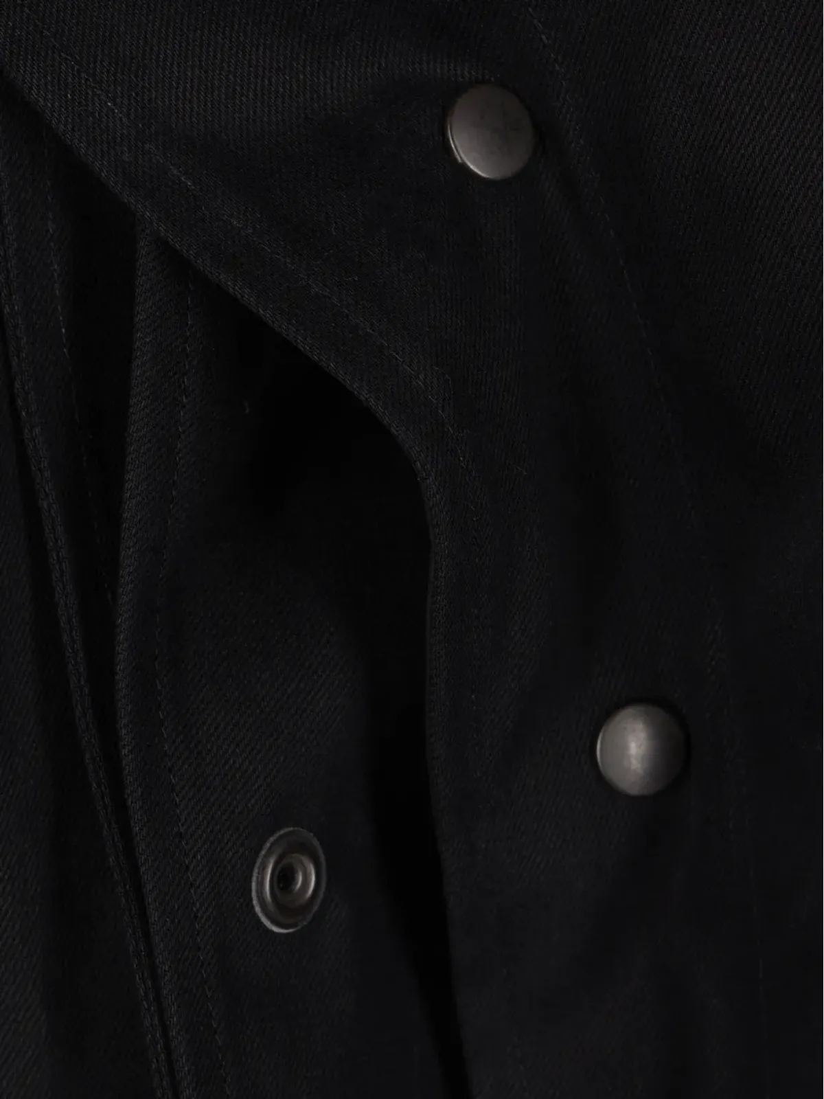 Yohji Yamamoto レザー襟付きコート - 画像4